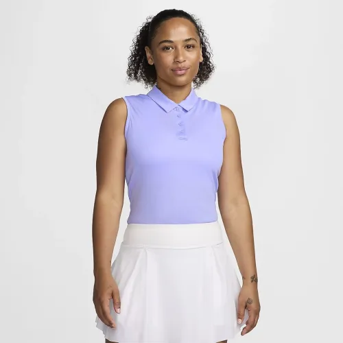 Nike Dri-FIT Victory жіноча Sleeveless для гольфу Polo колір фіолетовий