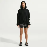 Nike Sportswear жіноча оверсайз French Terry Graphic Pullover Толстовка з капюшоном колір чорний