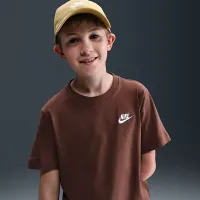 Nike Sportswear Big дитячі футболка колір коричневий