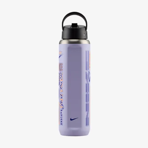 Nike Recharge Stainless Steel Straw Bottle (24 oz) колір фіолетовий
