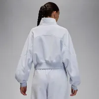 Nike Jordan Flight Fleece женская Quarter-Zip Top цвет серый