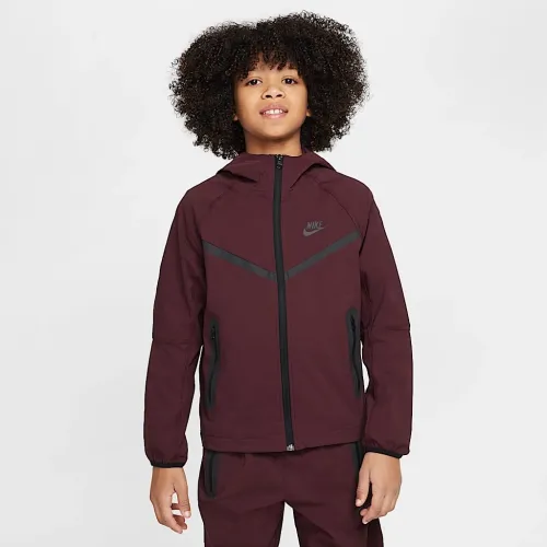 Nike Tech Big детские (для мальчиков) Woven Куртка цвет красный