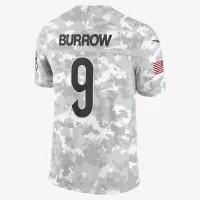 Joe Burrow Cincinnati Bengals Salute to Service чоловічі Nike Dri-FIT NFL Limited Jersey колір білий