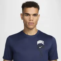 Nike мужские Dri-FIT баскетбольные футболка синий