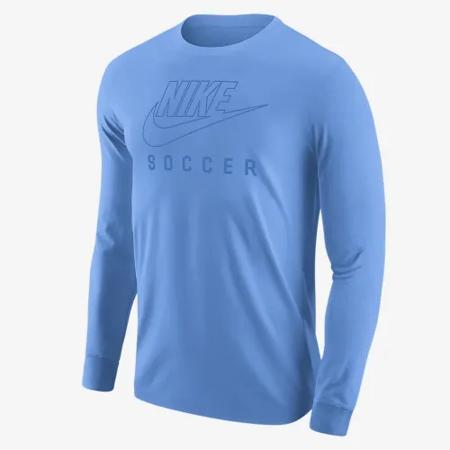 Nike Swoosh мужские Soccer Long-Sleeve футболка синий