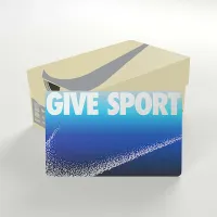 Nike Gift Card Mailed in a Mini Nike Shoebox блакитний