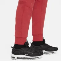 Nike Sportswear Tech Fleece Big детские (для мальчиков) Pants (Extended Size) цвет красный