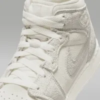 Nike Air Jordan 1 Mid SE Craft Big детские Кроссовки цвет коричневый