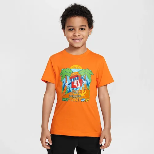 Nike Little детские Boxy Palm Tree футболка Orange