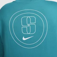 Nike Sabrina жіноча Long-Sleeve баскетбольні футболка (великі розміри) блакитний