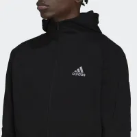 Кофта/футболка adidas Essentials 4 Gameday Full-Zip Толстовка з капюшоном HE1811 - Чорна