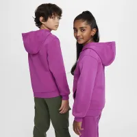 Nike Sportswear Club Fleece Big дитячі Pullover Толстовка з капюшоном колір фіолетовий