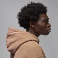 Nike Jordan Flight Fleece мужские Pullover Толстовка с капюшоном цвет коричневый