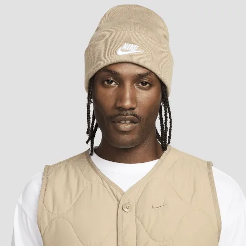 Nike Peak Futura Beanie колір коричневий
