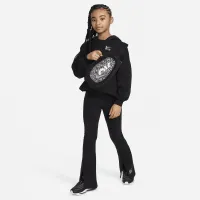 Nike Air Girls' French Terry Full-Zip Толстовка с капюшоном цвет черный
