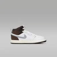 Nike Jordan 1 Mid SE Little дитячі Кросівки колір білий