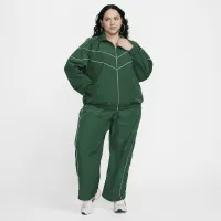 Nike Windrunner женская Loose UV Woven Full-Zip Куртка (большие размеры) цвет зеленый