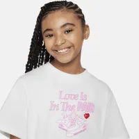 Nike Sportswear Big дитячі (Girls') Boxy футболка колір білий