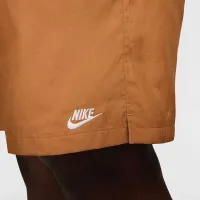 Nike Club мужские Woven Flow шорты цвет коричневый
