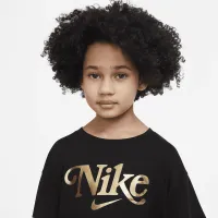 Nike Little дитячі футболка колір чорний