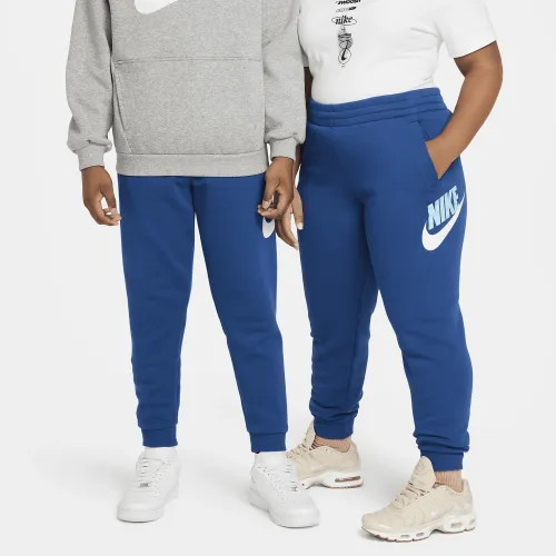 Nike Club Fleece Big детские Joggers (Extended Size) синий