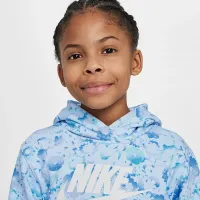 Nike Flow-Ral Little детские Printed Pullover Толстовка с капюшоном синий
