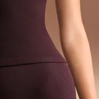 NikeSKIMS Vintage Seamless женская Racerback Tank Top цвет красный