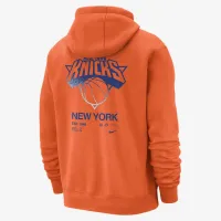 New York Knicks Club Courtside мужские Nike NBA Pullover Толстовка с капюшоном Orange