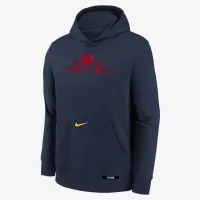 Golden State Warriors Club City Edition Big детские Nike NBA Pullover Толстовка с капюшоном синий