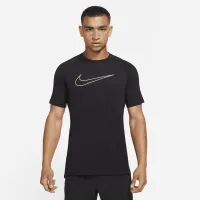 Nike Pro Dri-FIT чоловічі Slim Fit Short-Sleeve Top колір чорний