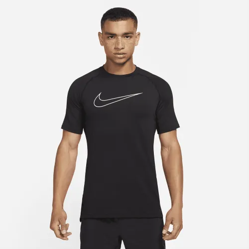 Nike Pro Dri-FIT чоловічі Slim Fit Short-Sleeve Top колір чорний
