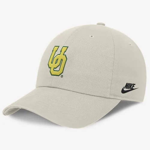 Oregon Ducks Legacy Club Swoosh мужские Nike Dri-FIT College Adjustable Hat цвет коричневый