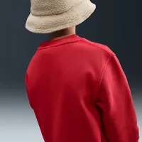 Nike Sportswear Club Fleece Big детские Crew-Neck свитшот цвет красный