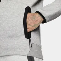 Nike Sportswear Tech Fleece Windrunner чоловічі Full-Zip Толстовка з капюшоном колір сірий