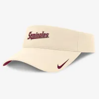 Florida State Seminoles Primetime Ace чоловічі Nike Dri-FIT College Adjustable Visor колір коричневий