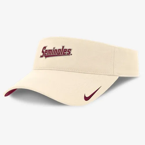 Florida State Seminoles Primetime Ace чоловічі Nike Dri-FIT College Adjustable Visor колір коричневий