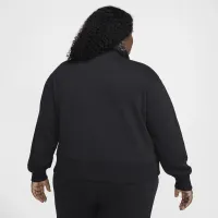 Nike Sportswear Phoenix Fleece женская оверсайз Track Куртка (большие размеры) цвет черный