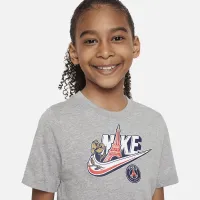 Paris Saint-Germain Big детские Nike футболка цвет серый