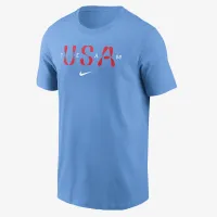 Team USA мужские Nike футболка синий