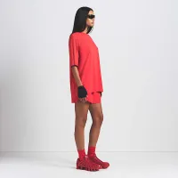 NikeSKIMS Airy женская оверсайз футболка цвет красный