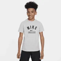 Nike Big дитячі Wrestling футболка колір сірий