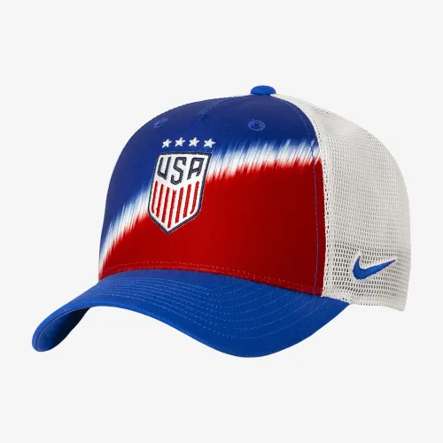 USWNT Nike Soccer Trucker Cap синий