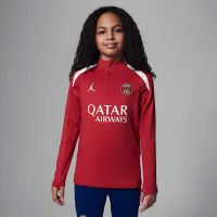 Nike Paris Saint-Germain Strike Fourth Big дитячі Jordan Soccer Knit Drill Top колір червоний