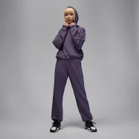 Nike Jordan Sport Crossover женская Dri-FIT Fleece Толстовка с капюшоном цвет фиолетовый