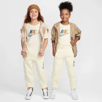 Nike Club Fleece Big дитячі Joggers колір білий