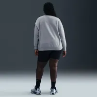 Nike Sportswear Club Fleece женская Loose Crew-Neck свитшот (большие размеры) цвет серый
