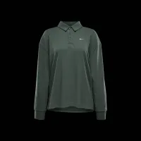 Nike Sportswear Essential женская оверсайз Long-Sleeve Polo цвет зеленый