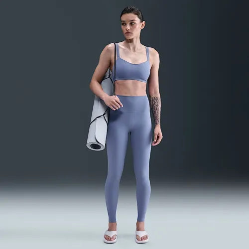 Nike One Seamless Front женская С высокой Талией Full-Length лосины синий