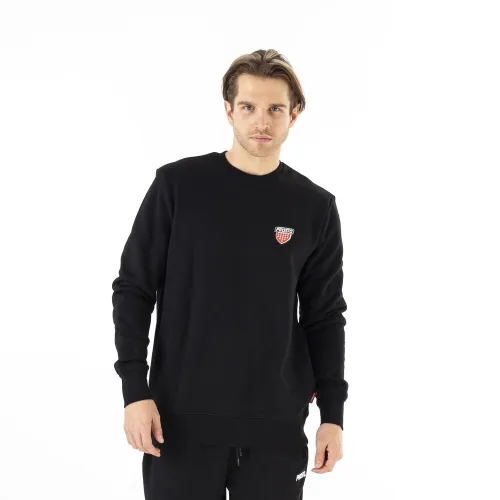 Кофта/футболка Prosto Klasyk Crewneck Guardo KL232MSWE1021 - Чорна