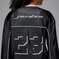 Nike Jordan жіноча Long-Sleeve Jersey Top колір чорний